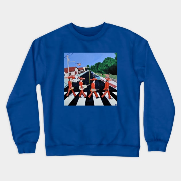 Mariachi Road Crewneck Sweatshirt by SPINADELIC